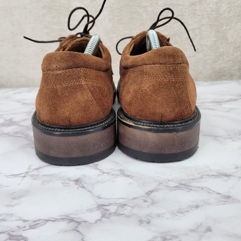 Nettleton X Esprit Vintage Brown Suede Lace Up Oxford Derby US Size 12 Euro 46 - Picture 5 of 14